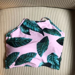 Strapped Back Swimsuit Top